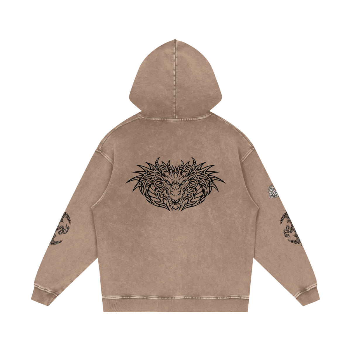 Dragon D-Line Loose Cotton Hoodie