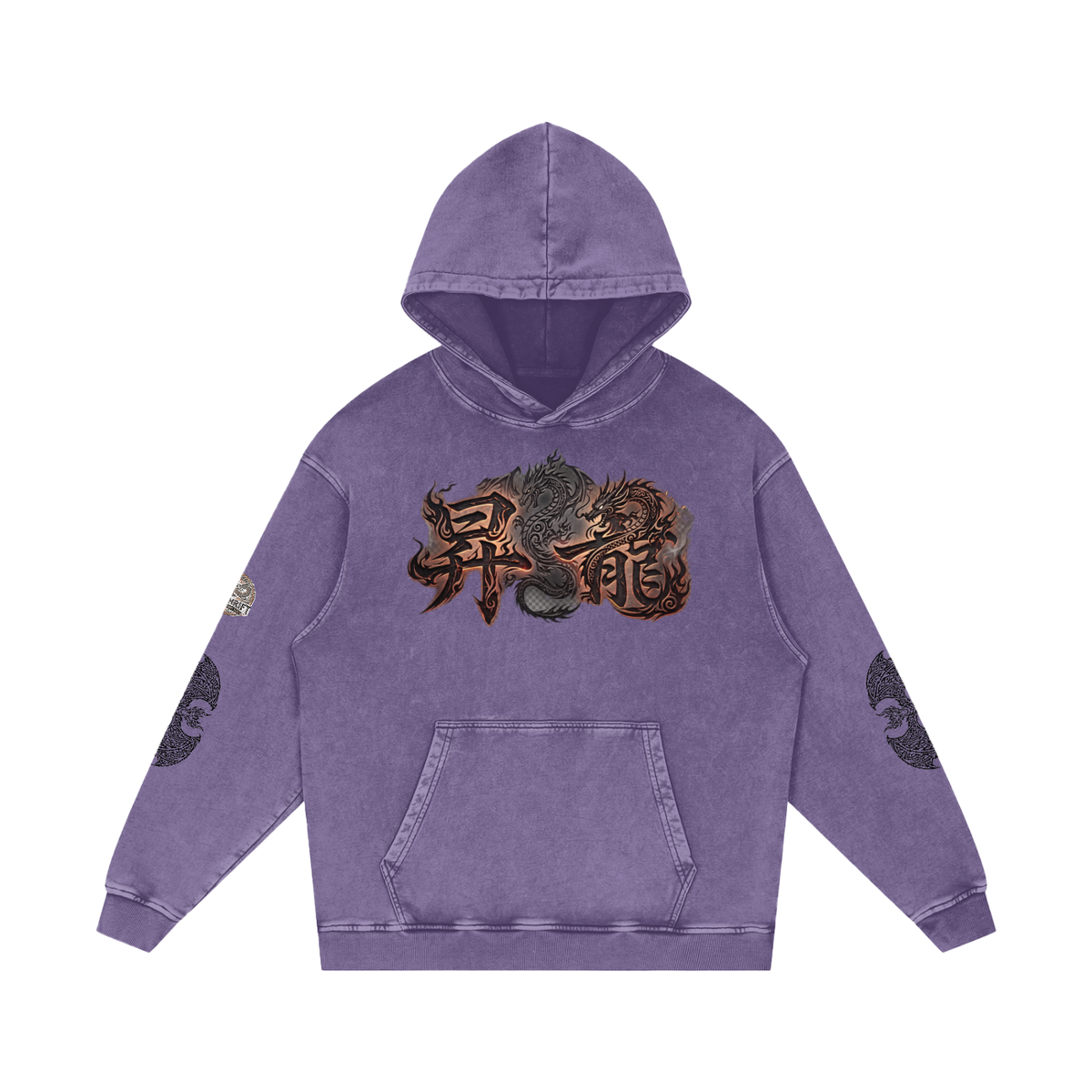 Dragon D-Line Loose Cotton Hoodie