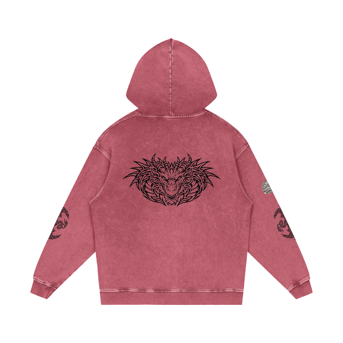 Dragon D-Line Loose Cotton Hoodie