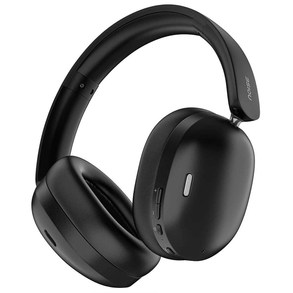Noise Airwave Max XR Wireless Over-Ear Headphones with 120H Playtime, ANC, HFA Tech, Spatial Audio, Dual Pairing,BT V6.0(Pearl Beige)