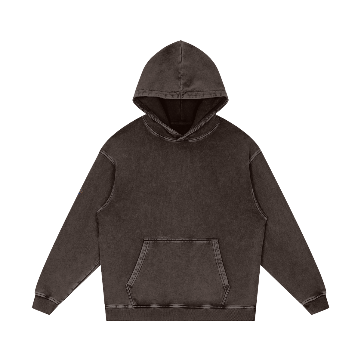 Flavour - Snow Washed Loose Cotton Hoodie