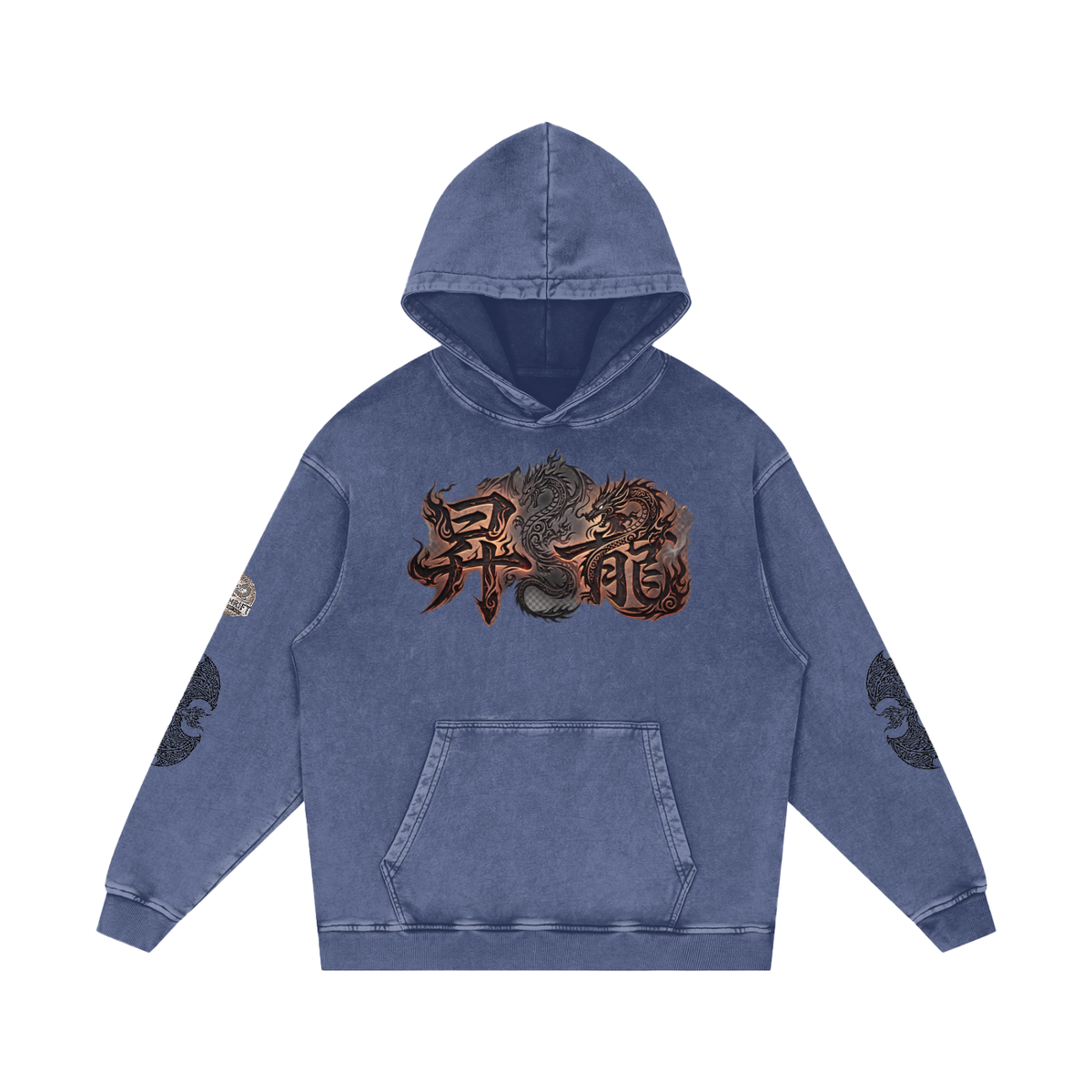 Dragon D-Line Loose Cotton Hoodie