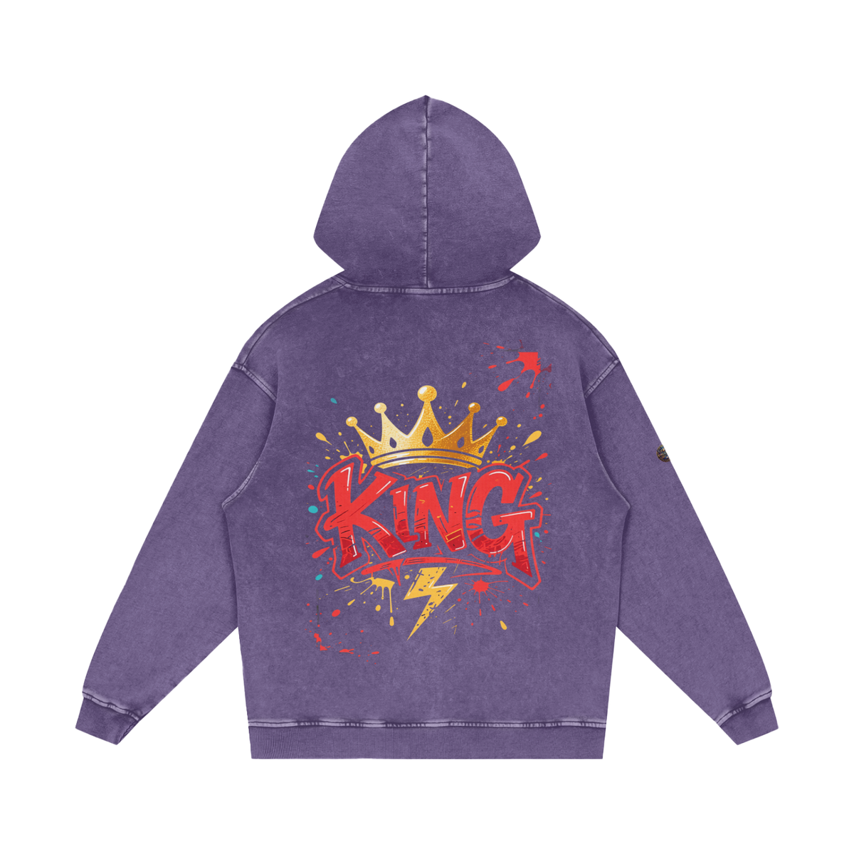 Flavour - Snow Washed Loose Cotton Hoodie